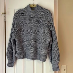 Universal Thread Size M Fringe Sweater